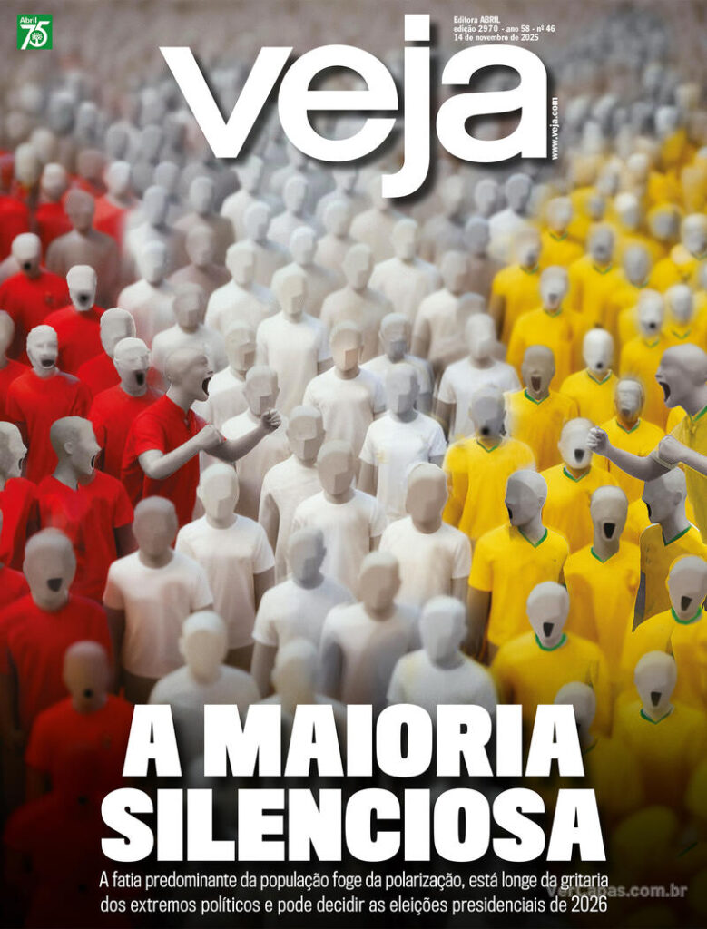 Capa da revista Veja de 14 de novembro de 2025